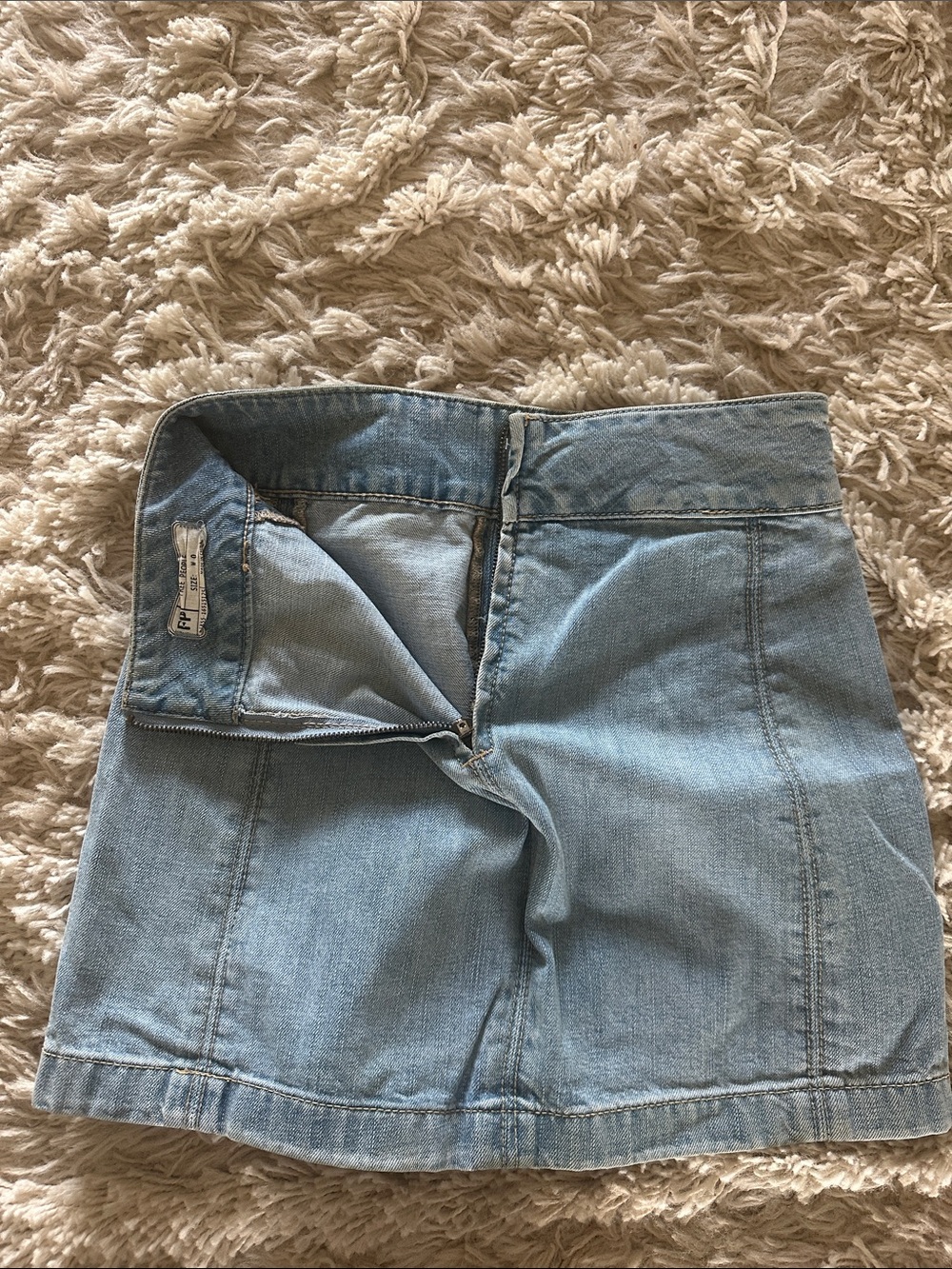 Light Blue Women’s Denim Skirt free people